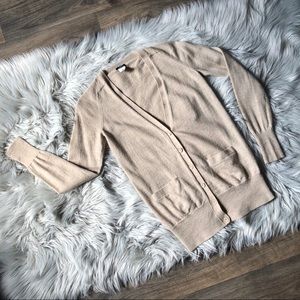 J Crew Merino Wool Button Down Cardigan w/ Pockets